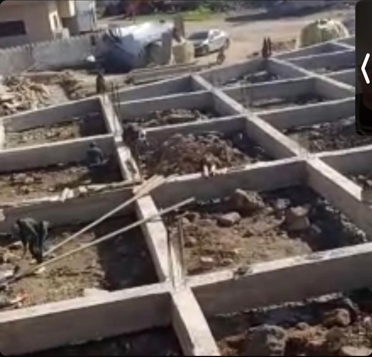 أعمال تسليح في مشروع مجمع السعادة